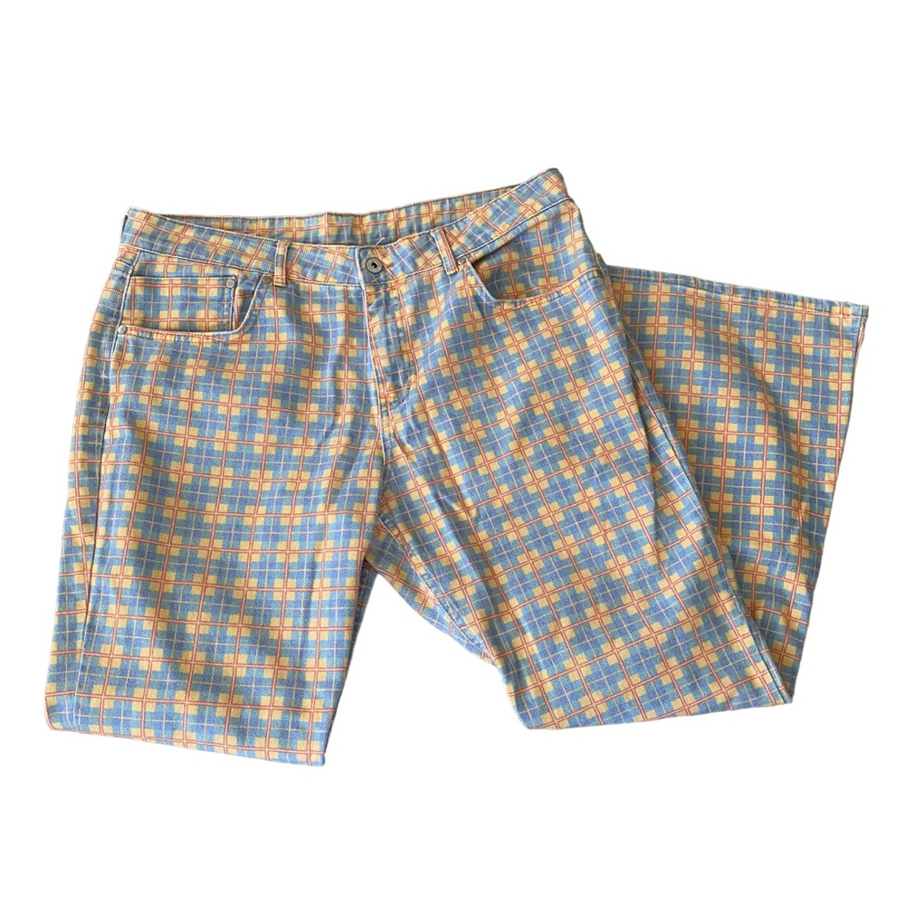 The Ragged Priest PLUS Prevail Jeans - 36 - multicolored checkered board pattern